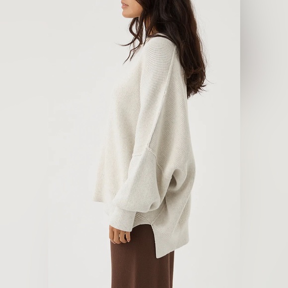 NWT ARCAA HARPER ORGANIC KNIT SWEATER - GREY MARLE | size large - Picture 4 of 15